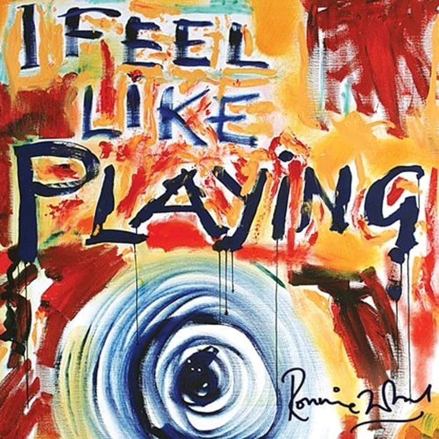 ロン・ウッドのインスタグラム：「I’m so happy I Feel Like Playing is finally available to stream from your favourite platform! Tap the link in the bio to listen now↗️🙏❤️」