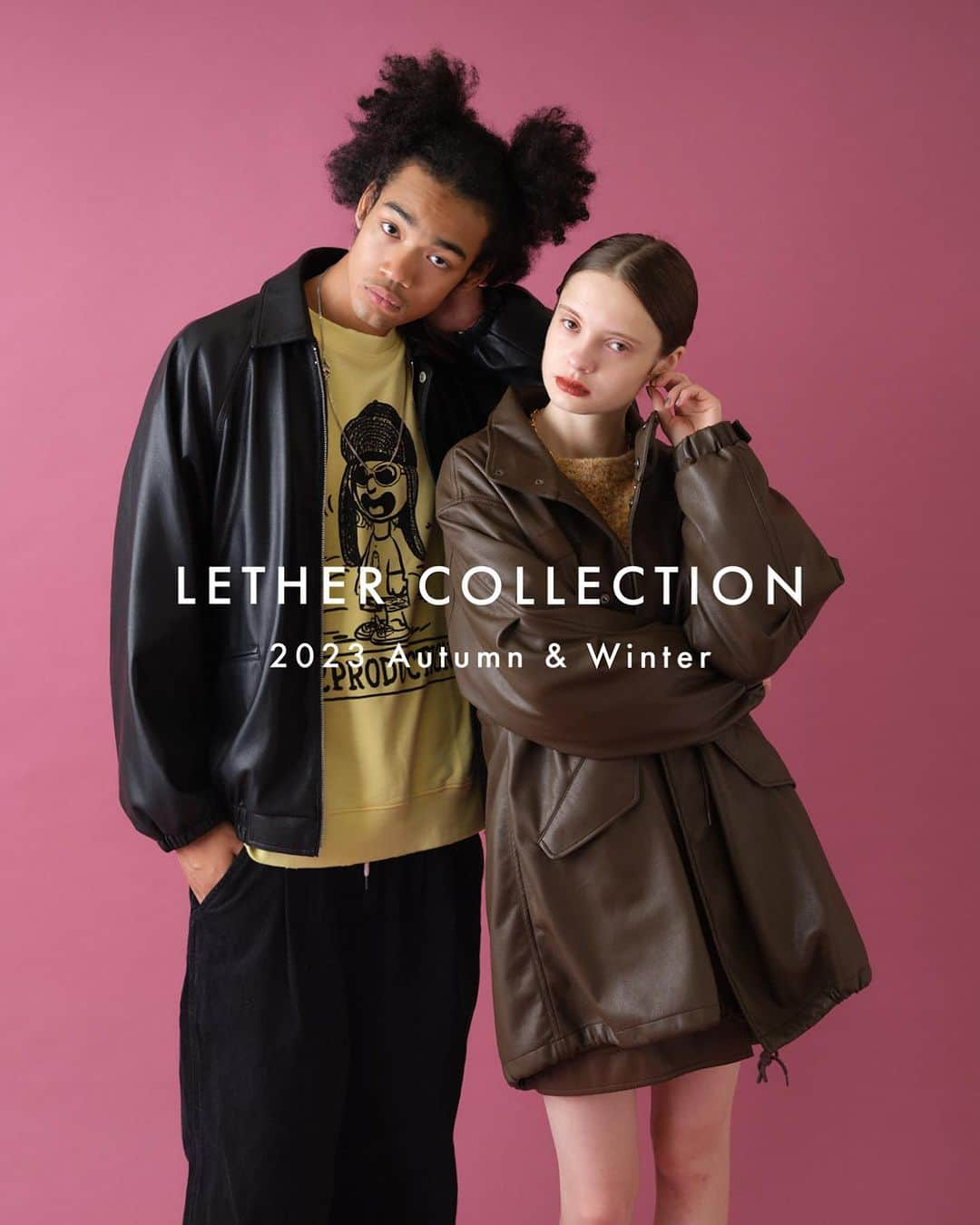 チャオパニックのインスタグラム：「【LETHER COLLECTION】 ㅤㅤㅤㅤㅤㅤㅤㅤㅤㅤㅤㅤㅤ ㅤㅤㅤㅤㅤㅤㅤㅤㅤㅤㅤㅤㅤ 秋になると着たくなる、 レザーアイテム。 ㅤㅤㅤㅤㅤㅤㅤㅤㅤㅤㅤㅤㅤ 今季イチオシのラインナップを ご紹介いたします。 ㅤㅤㅤㅤㅤㅤㅤㅤㅤㅤㅤㅤㅤ PALCLOSET ONLINEから 特設ページをご覧ください。 ㅤㅤㅤㅤㅤㅤㅤㅤㅤㅤㅤㅤㅤ ㅤㅤㅤㅤㅤㅤㅤㅤㅤㅤㅤㅤㅤ ㅤㅤㅤㅤㅤㅤㅤㅤㅤㅤㅤㅤㅤ ㅤㅤㅤㅤㅤㅤㅤㅤㅤㅤㅤㅤㅤ」