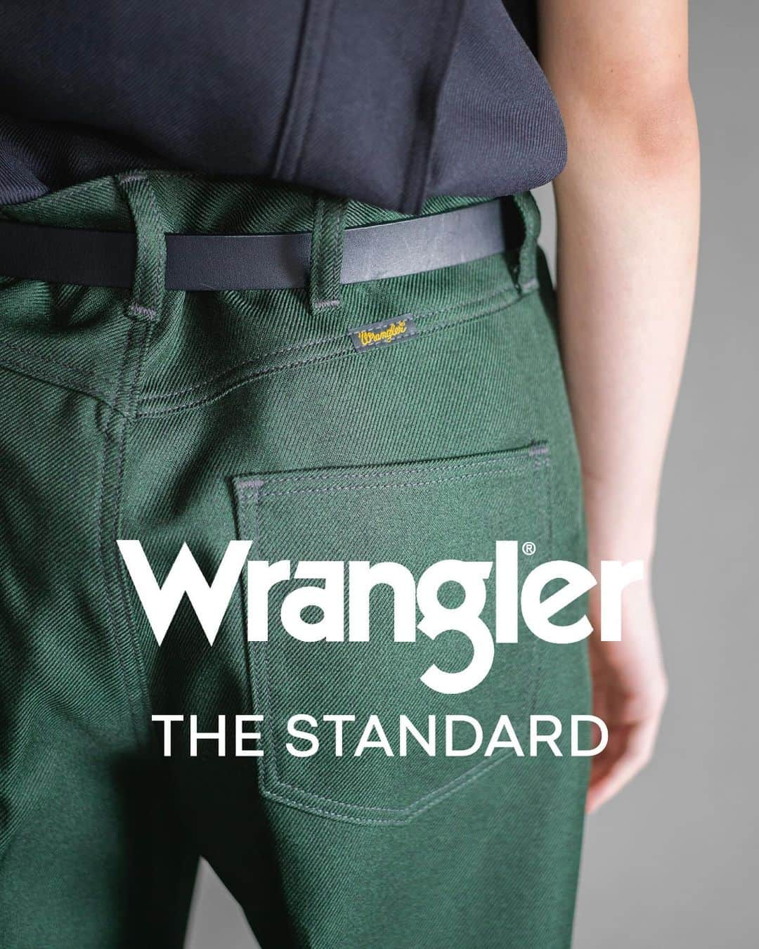 WEGOスタッフスナップのインスタグラム：「ㅤㅤㅤㅤㅤㅤㅤㅤㅤㅤㅤ ▪︎THE STANDARD別注Wrangler pants ¥7,699(tax in) color:dark green/wine/black size:S/M/L  ▪︎THE STANDARD別注Wrangler vest ¥8,799(tax in) color:dark green/wine/black size:S/M/L  _ #THESTANDARD #ザスタンダード #wrangler」