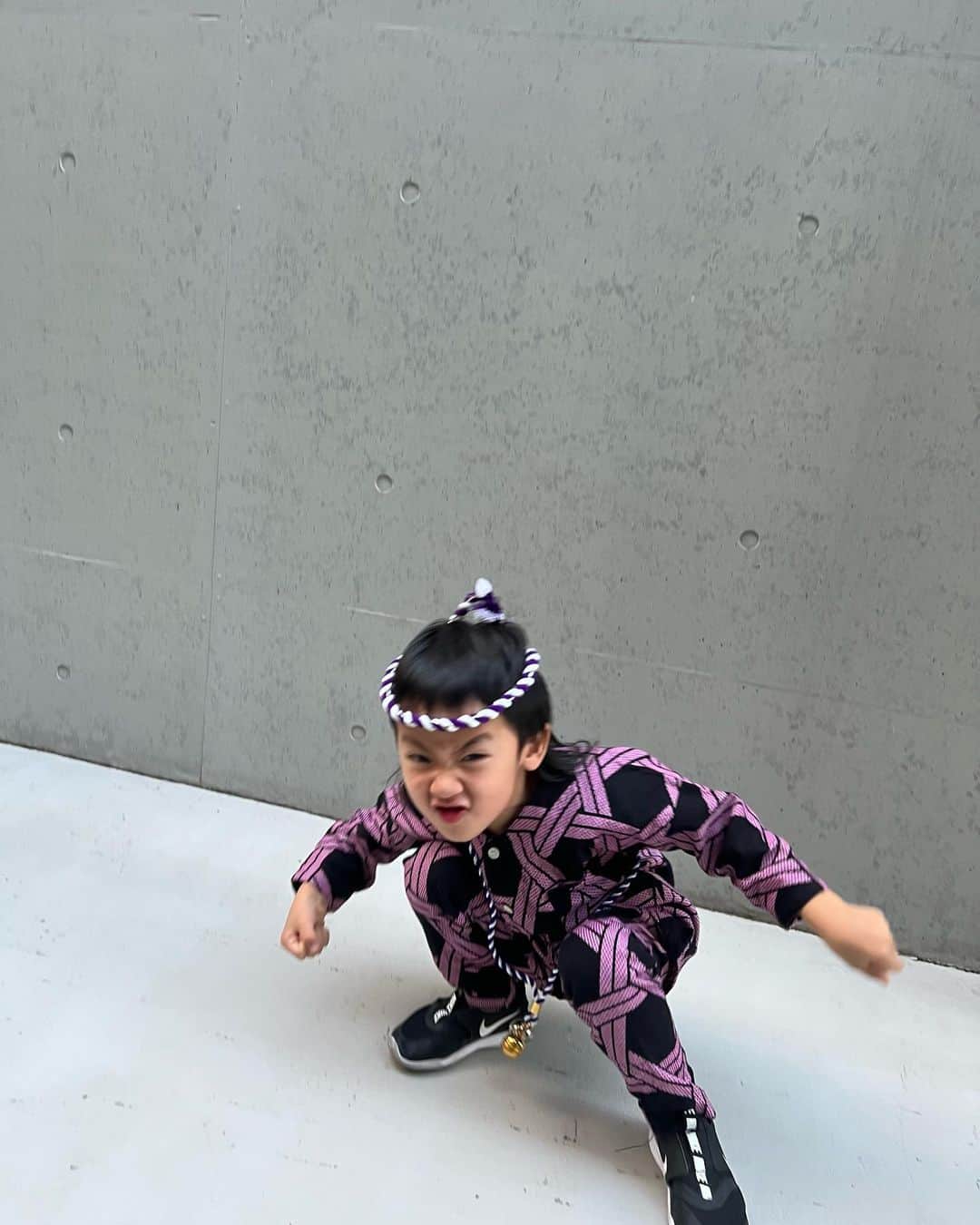 森本容子さんのインスタグラム写真 - (森本容子Instagram)「息子　@jinonozaki  秋のお祭りスタイル。　ポーズが微妙😅」10月9日 10時34分 - yocomorimoto