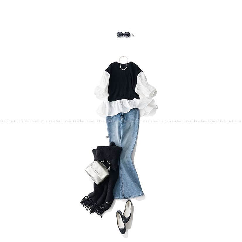 K.KSHOP_officialさんのインスタグラム写真 - (K.KSHOP_officialInstagram)「・ NEW♦️Coordinate  ・ 2023-10-09 ・ デニムを甘く、シンプルに ・ tops : #ballsey #miran pants : #couleur accessory : #gigi ##marascalise #anthemforthesenses bag : #orciani shoes :  #repetto other : #pagani #couturedadam ・ #kkcloset #kkshop #菊池京子 #kyokokikuchi #coordinate #コーディネート #code #ootd #happy #follow #outfit #kotd #カジュアル #style #fashion #ファッション  #black #リング　#jewelry」10月9日 12時11分 - k.kshop_official