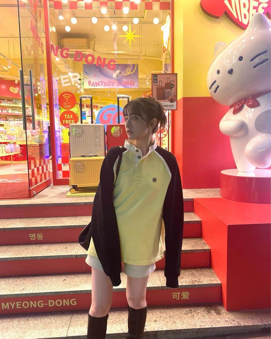 末吉 瞳のインスタグラム：「可愛🥰  #明洞 #韓国  #韓国旅行 #韓国グルメ  #korea」