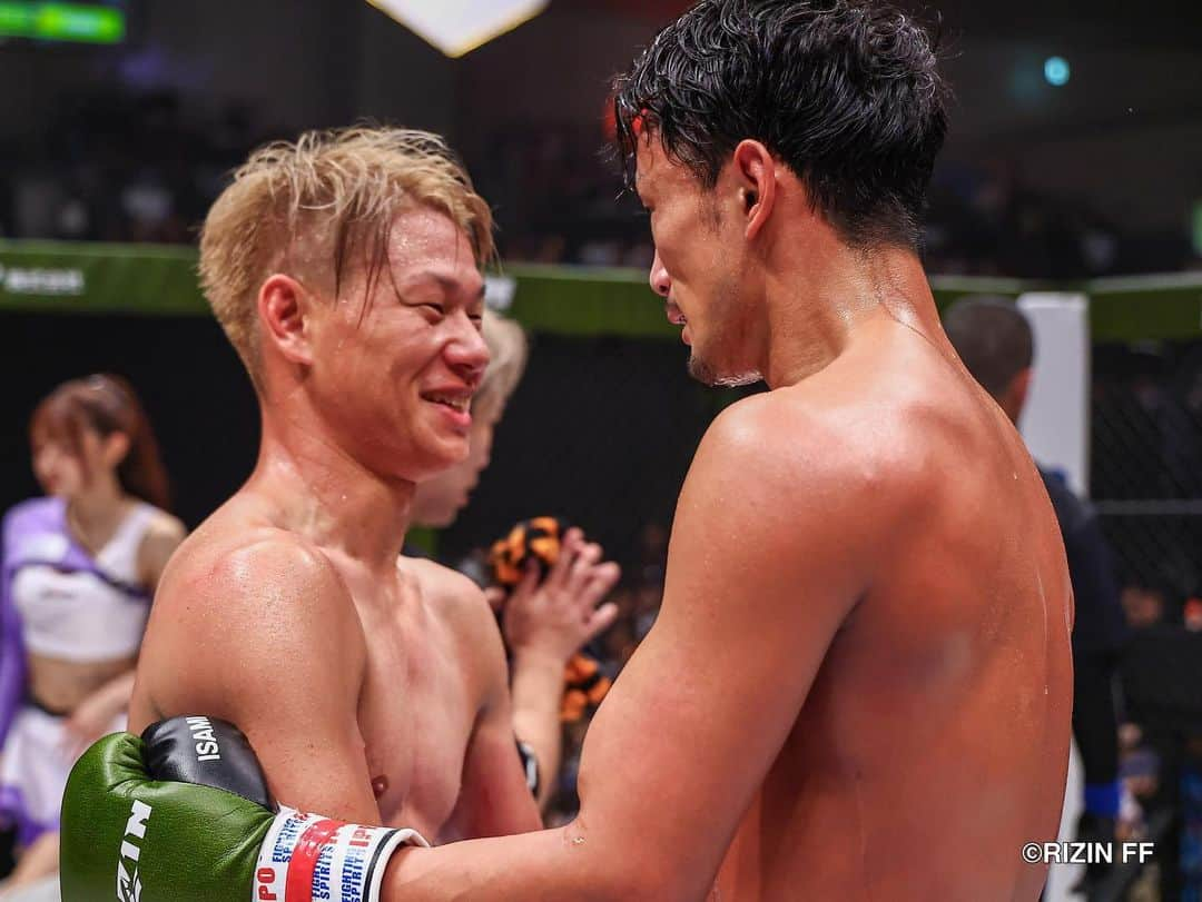 RIZIN FF OFFICIALさんのインスタグラム写真 - (RIZIN FF OFFICIALInstagram)「#RIZIN_LANDMARK6 Match,9 “𝐌𝐮𝐚𝐲 𝐓𝐡𝐚𝐢 𝐌𝐚𝐬𝐭𝐞𝐫” ---------------- @genji_umeno defeats  @0456yuto by Decisions(2-0)  #rizin #rizinff」10月9日 13時58分 - rizin_pr