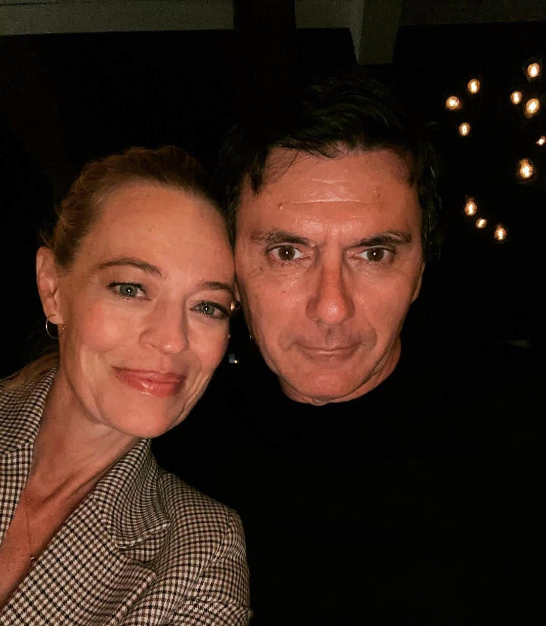 ジェリー・ライアンのインスタグラム：「Date night with my favorite. ❤️@chefeme」