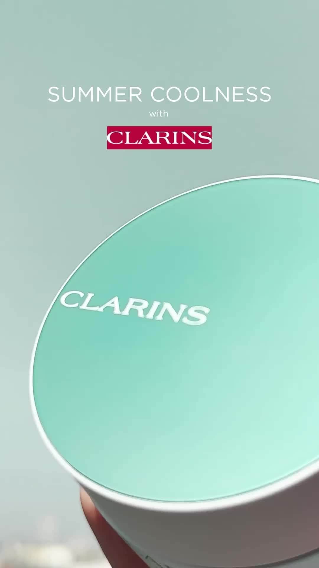 Clarins Australiaのインスタグラム：「Something cool is coming 🧊 Any guesses what it could be? ⬇️⁣ ⁣ #Clarins #Skincare」