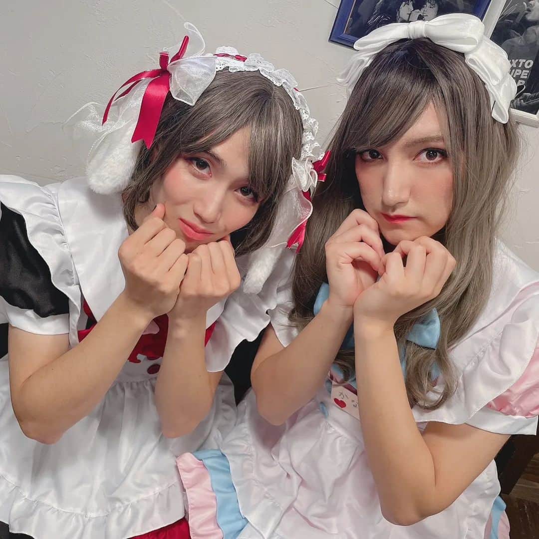 山口いく（アントワネット）のインスタグラム：「#げいにんメイド喫茶 #可児正 #いろはラムネ」