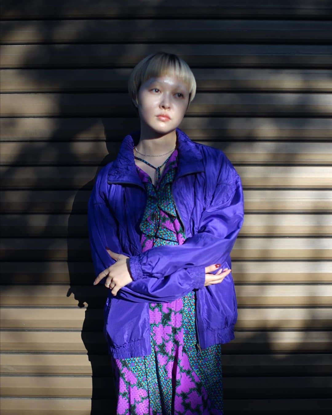 PUNK CAKEのインスタグラム：「♣︎ NEW ARRIVAL ♣︎  🔸 Purple silk gather zip jacket 🔸 Assorti Susan Freis ruffle collar dress  ♡10th Anniversary キャンペーン♡ 送料無料！ 10/4(水)～10/15(日)  今週の営業日は 10/14(土),15(日)となります。 是非お気軽にご来店下さい！  10月営業日/ 10/14,15,20,21,22 営業時間/ 13:00～20:00  住所/ 東京都目黒区鷹番3-4-10 2F」