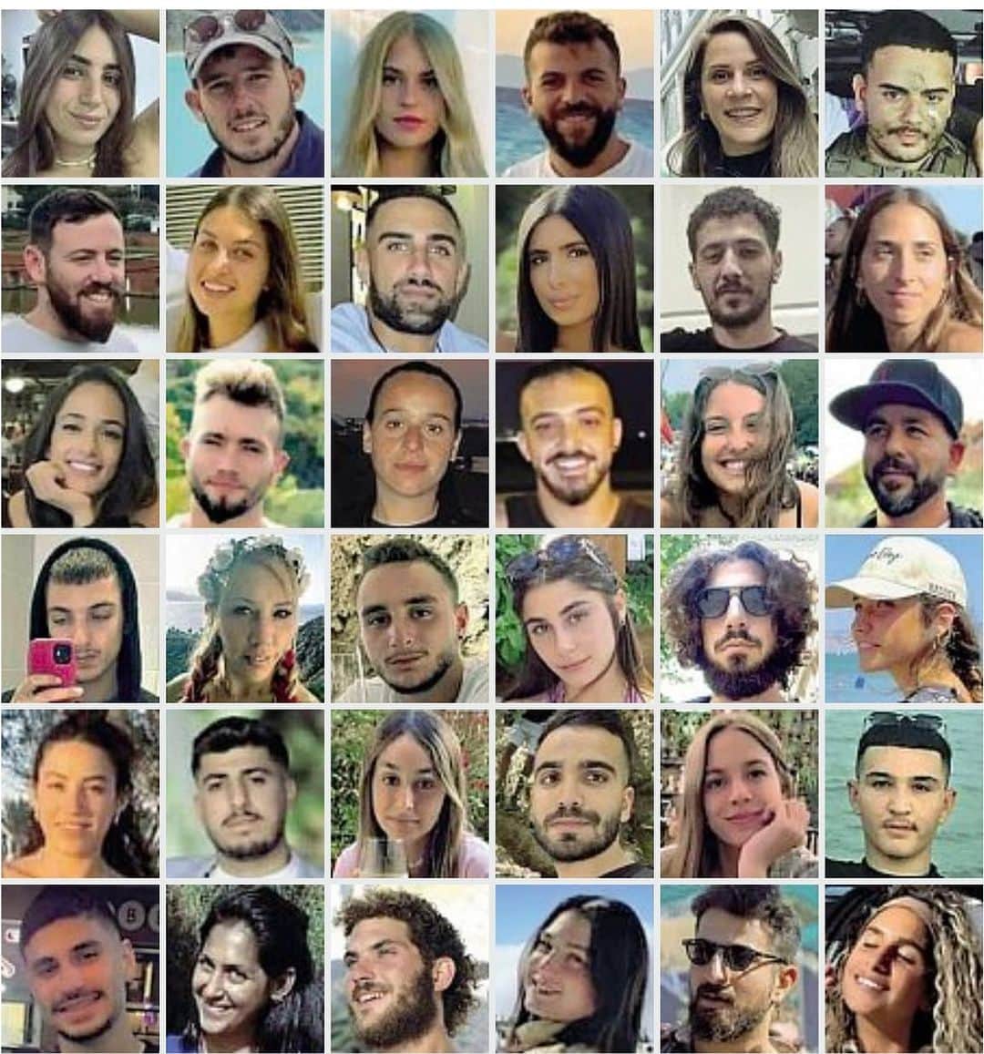 Alessia Marcuzziのインスタグラム：「Non posso guardare questi volti e i sorrisi di questi ragazzi senza piangere . Ragazzi uccisi, rapiti o scomparsi nel nulla. Mi immagino il loro terrore, inaspettato, mentre stavano ballando ad una festa. Immagino il dolore dei loro genitori nel non sapere nulla.  Poveri ragazzi. In che mondo siamo❤️🙏」