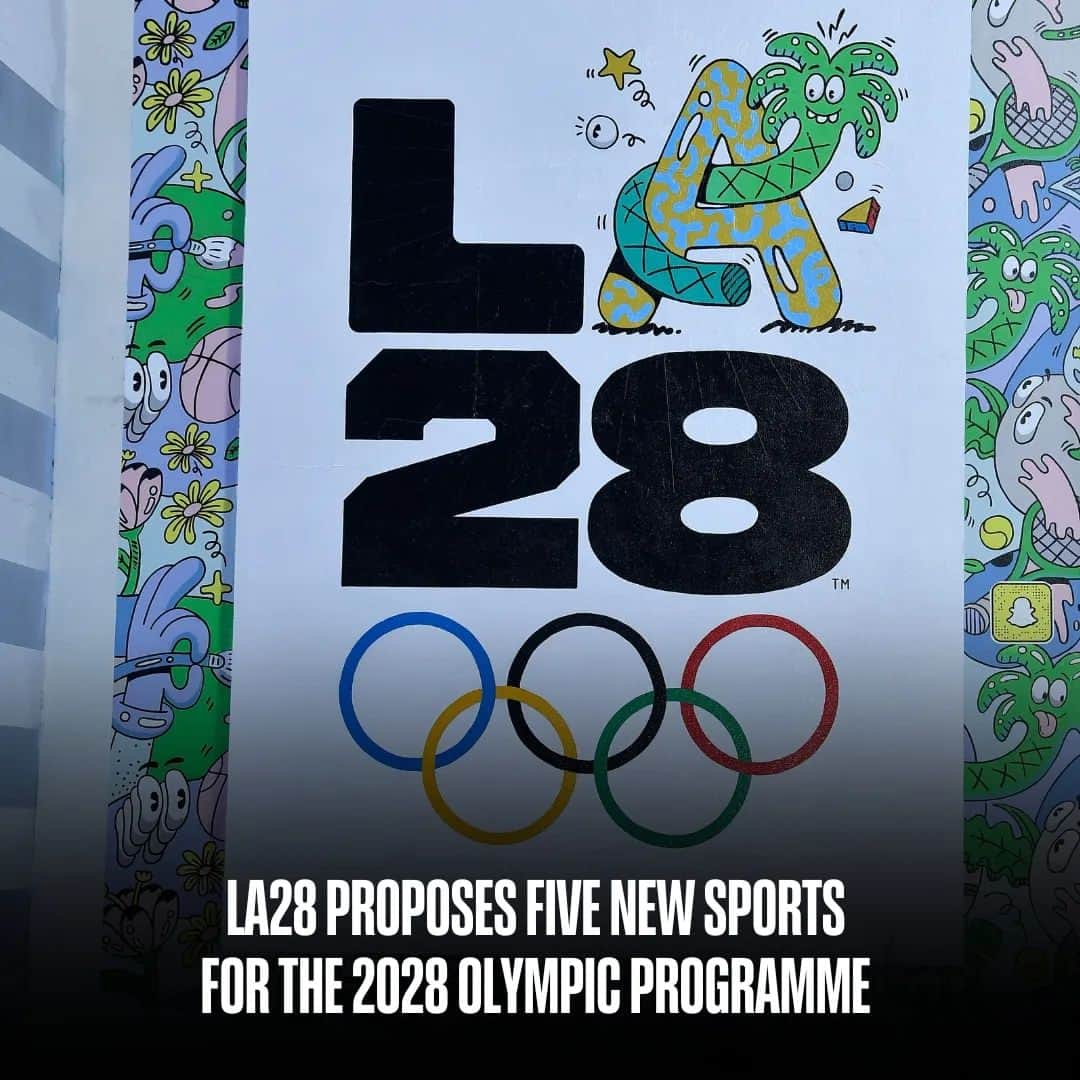 オリンピックのインスタグラム：「@la28games proposes five additional sports for Olympic Games in 2028. #Olympics」