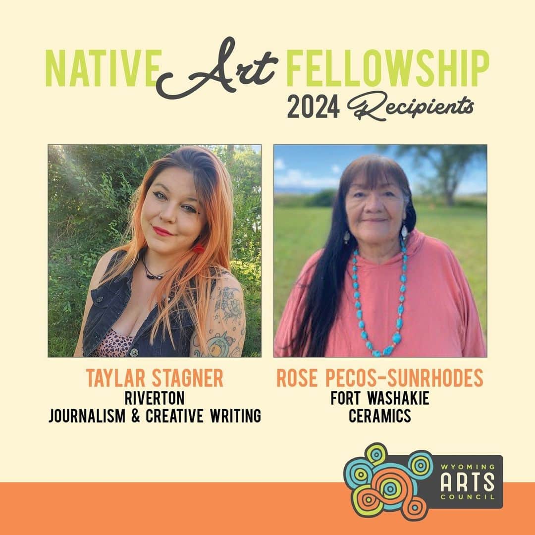 コーラル アンド タスクのインスタグラム：「#REGRAM @wyomingartscouncil:⁠ The Wyoming Arts Council is pleased to announce the recipients of this year’s Native Art Fellowship. This year’s Native Art Fellowship recipients are Taylar Stagner (Southern Arapaho and Eastern Shoshone) from Riverton and Rose Pecos-SunRhodes (Jemez Pueblo) of Fort Washakie. #NativeArtFellowship ⁠ ⁠ ----⁠ Today on Indigenous Peoples Day we are highlighting the incredible work of this year's recipients of the Native Arts Fellowship granted by the @wyomingartscouncil. Big congratulations to Taylar Stagner and Rose Pecos-SunRhodes⁠ ⁠ As part of our Reconciliation Efforts, in 2021 we began donating $1,500.00 a year to help fund the Wyoming Arts Council's Native Arts Fellowship. We started with a base donation of $5,000.00 and are happy to be in our third year of contributing to this wonderful artist grant! Our contribution would not have been possible without the counsel of @yoadrienneb1983 ⁠ ⁠ Learn more about the fellowship via the link in our bio!⁠ ⁠」