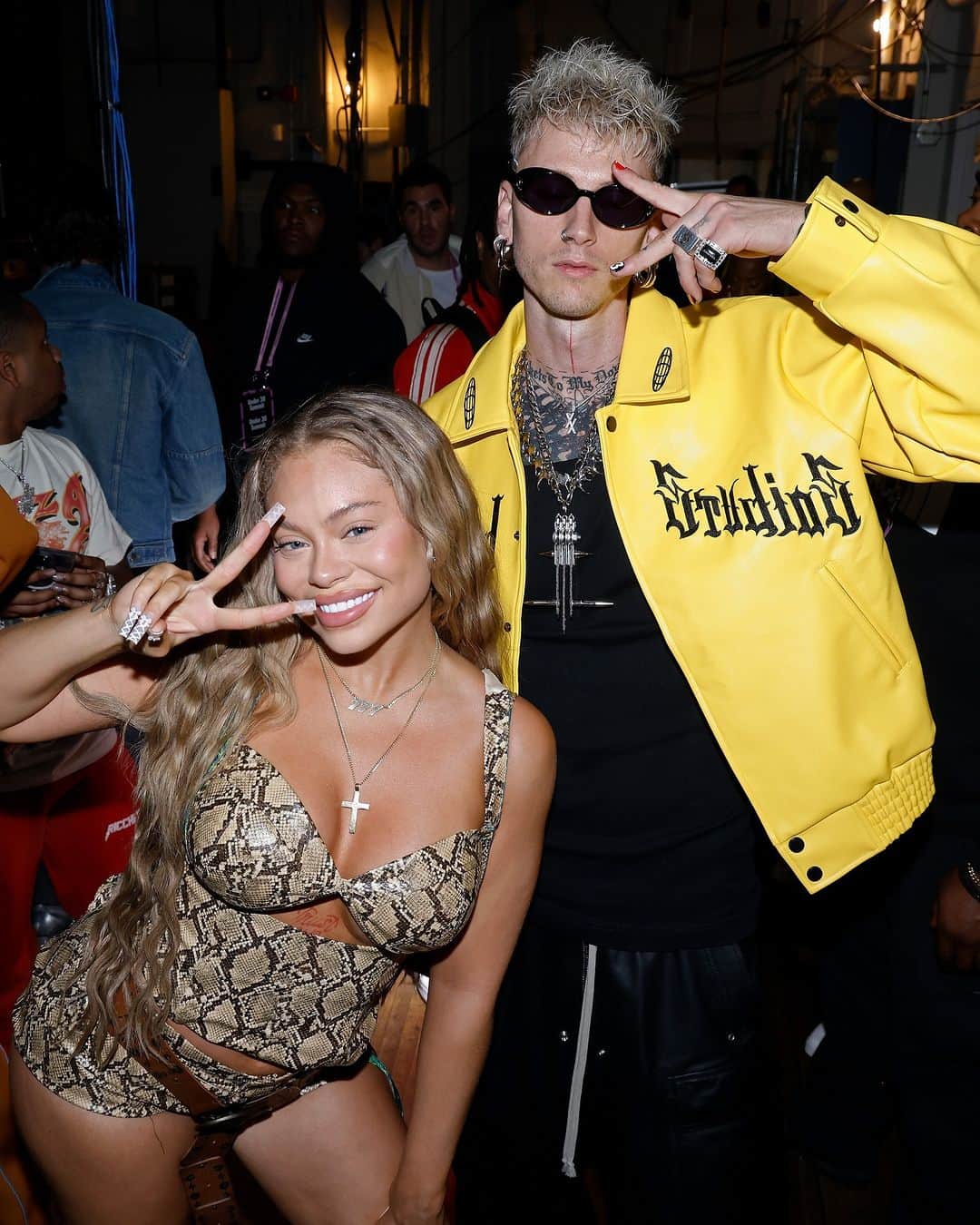 のインスタグラム：「Yep, I already have FOMO from missing #ForbesUnder30 Summit with @latto, @machinegunkelly, and @iamhalsey 🥲」