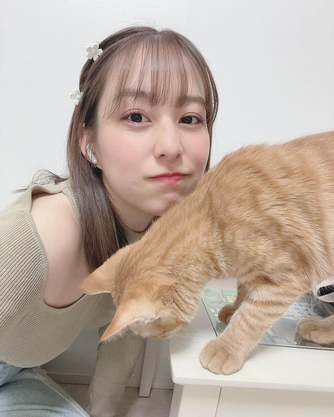 布施柚乃のインスタグラム：「ほんと一緒にいい写真撮ってくれない」