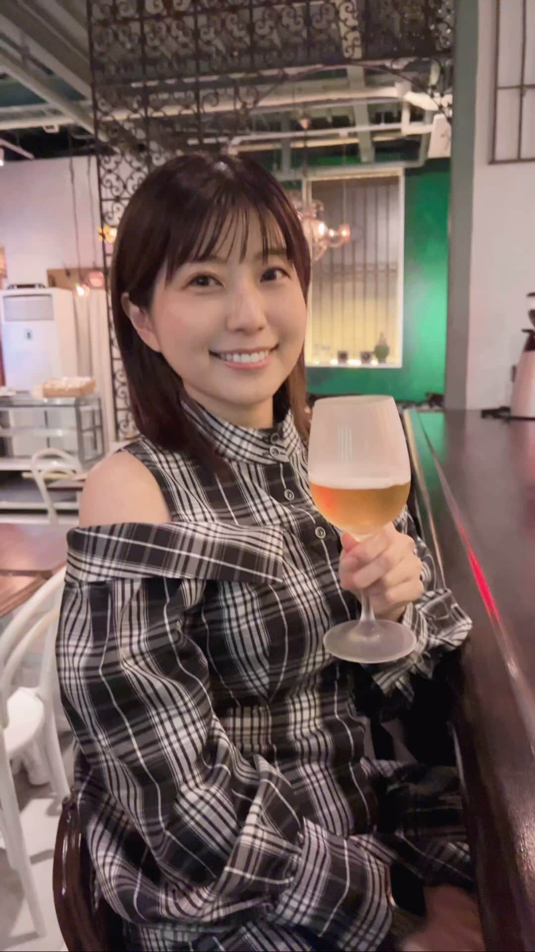 天野麻菜のインスタグラム：「ビール女子。3625」