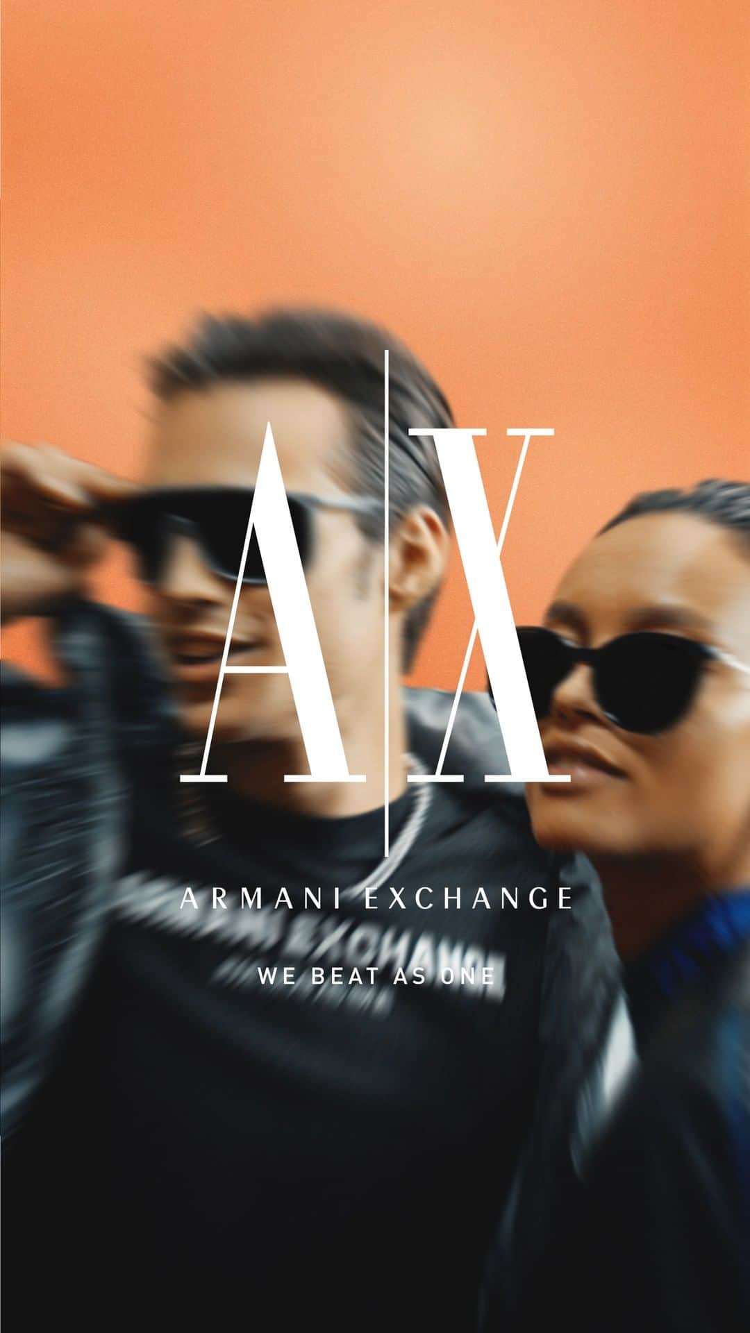 ジョルジオアルマーニのインスタグラム：「Stand out with #AXeyewear ⁣ ⁣ Video @savemymind (@destructedvision)⁣ Styling @marcgoehring⁣ Hair Styling @soichiinagaki⁣ Make Up @patrickglatthaar⁣ Models @louis.baines @bettyschupp」