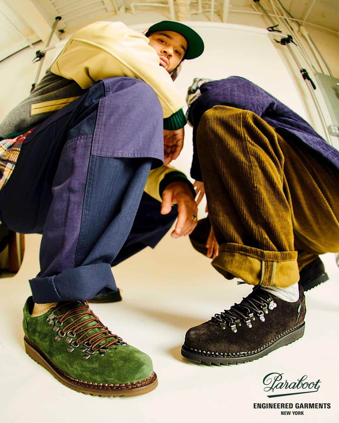 パラブーツのインスタグラム：「[Special Release]  Engineered Garments x Paraboot - Clusaz. Coming soon. @engineered_garments_official  @nepenthes.official  @paraboot_official」