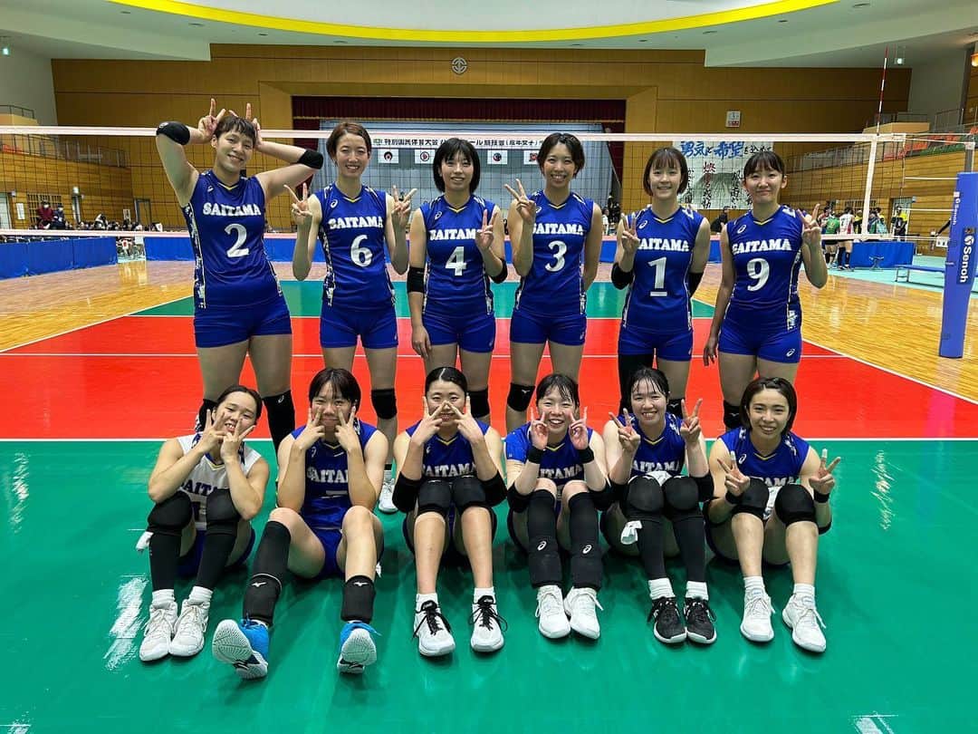【公式】埼玉上尾メディックスさんのインスタグラム写真 - (【公式】埼玉上尾メディックスInstagram)「. ／ #燃ゆる感動かごしま国体  試合結果🔥 ＼  10/9(月)準々決勝戦 🆚#富山県   ①☆25-22 ②☆25-21 ③☆25-19  セットカウント 3-0 埼玉県🌟🌟  本日もたくさんのご声援、 ありがとうございました❣️  チーム、ファンの皆さん全員で 掴んだ勝利です💪💪  明日もチーム一丸となって戦います。 引き続き、応援よろしくお願いします❣️  #埼玉上尾メディックス #国体 #国民体育大会 #バレーボール #女子バレー #vリーグ #埼玉 #上尾」10月9日 18時25分 - saitama_amg