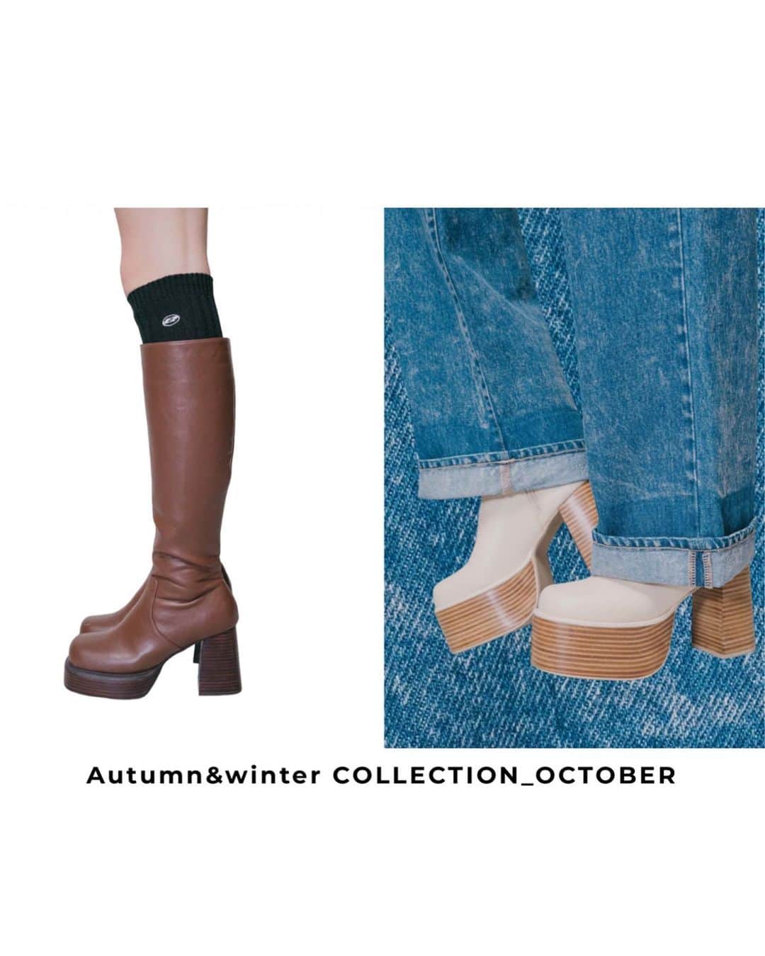 EMODAさんのインスタグラム写真 - (EMODAInstagram)「ㅤㅤㅤㅤㅤㅤㅤㅤㅤㅤㅤㅤ '23 autumn&winter October new item ㅤㅤㅤ  ・ROUND SQUARE LONG BOOTS ￥ 17,380 tax'in ・SIDE GORE ROUND BOOTS ￥ 16,280 tax'in ＿＿＿＿＿＿＿＿＿＿＿＿＿＿＿＿＿＿＿＿＿＿＿＿ ◆◆MAX94%OFF◆◆ Limited OUTLET SALE開催中！！  ＞衝撃プライス＜ 人気アイテムが今だけスーパーセール価格に!!!! 10/6(FRI)12:00～10/10(TUE)23:59  詳細は( @emoda_official )のTOPのURL,storiesチェック✔️ ＿＿＿＿＿＿＿＿＿＿＿＿＿＿＿＿＿＿＿＿＿＿＿＿ㅤㅤ ㅤㅤㅤㅤㅤㅤ #EMODA #EMODA_SHOES #boots #ロングブーツ #ショートブーツ #サイドゴアブーツ #RUNWAYchannel #2023AW #autumn #winter @emoda_snap」10月9日 19時12分 - emoda_official