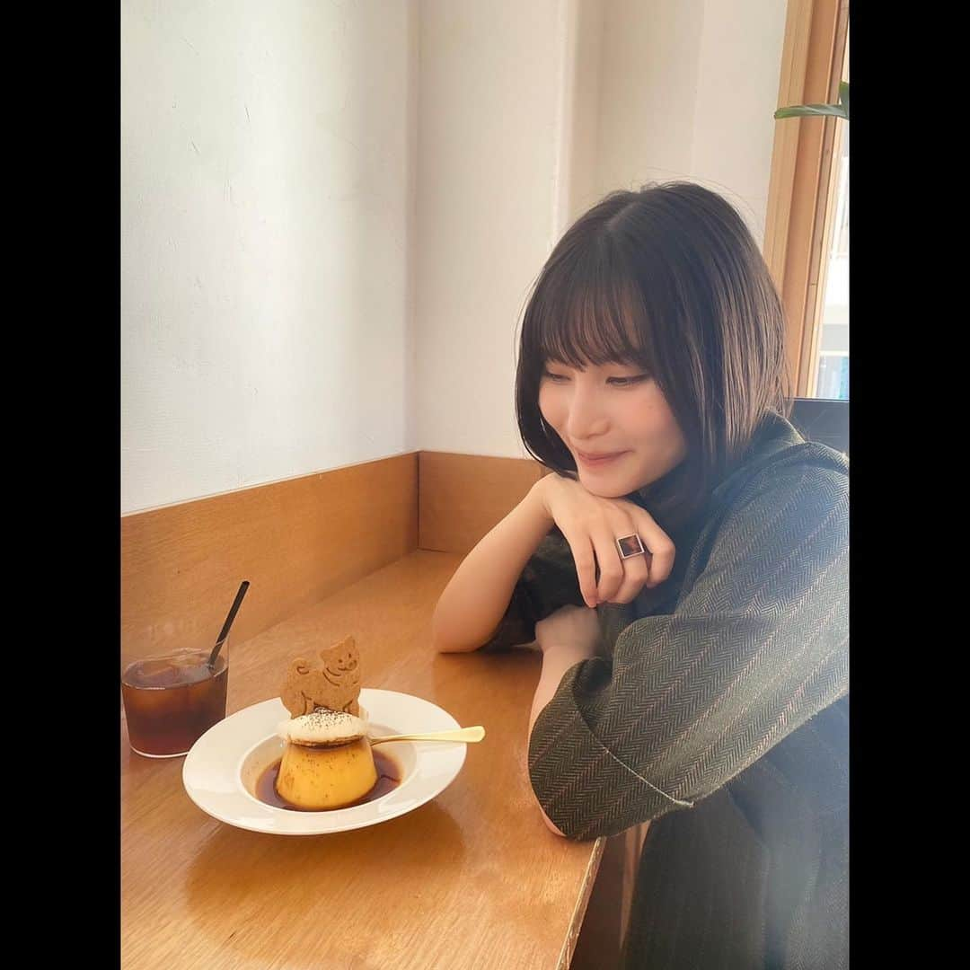 福岡聖菜さんのインスタグラム写真 - (福岡聖菜Instagram)「🫶🏻  卒業してから初きぃちゃん お手紙に蔵前いこうねーって書いてくれてたからさっそく  おいしいご飯たくさん食べて、 たくさん話してらぶすぎた🍮🥄  #蔵前カフェ #蔵前カフェ巡り #プリン #00 😘」10月9日 19時07分 - seina___ff