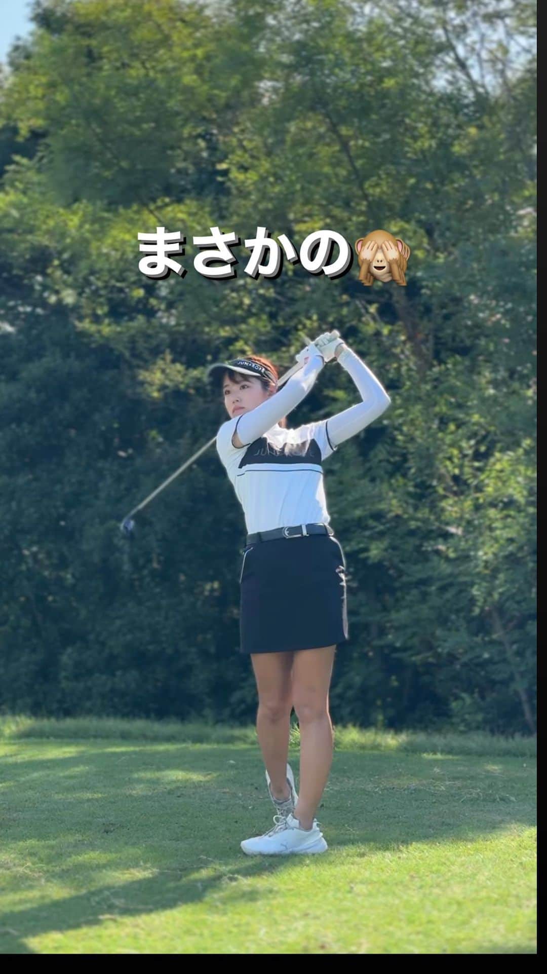 のインスタグラム：「ゴルフは運もあるよね♡ ミスしても結果オーライ大事🫶  ウェア @junandrope  #元内ゆう #おはゆう#おはゆうチャンネル #ガチゴルフ女子 #ゴルフ女子 #ゴルフバカ #ゴルフスクール #ゴルフウェア #ゴルフ女子コーデ #ゴルフスイング #ロマロ #ロマロのアイアン #RomaRo #アンカー #ankaa #ankaashaft #ジュンロペコーデ #ジュンアンドロペ #ジュンロペ #junandrope」