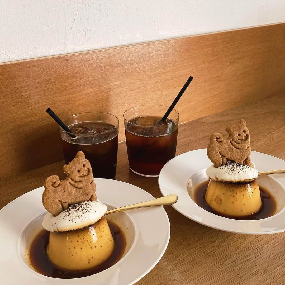 佐藤妃星さんのインスタグラム写真 - (佐藤妃星Instagram)「🐕🍮🍪  #蔵前 #蔵前カフェ #cafe #marble #カフェ巡り #プリン部 #pudding」10月9日 19時38分 - 8iikiichan