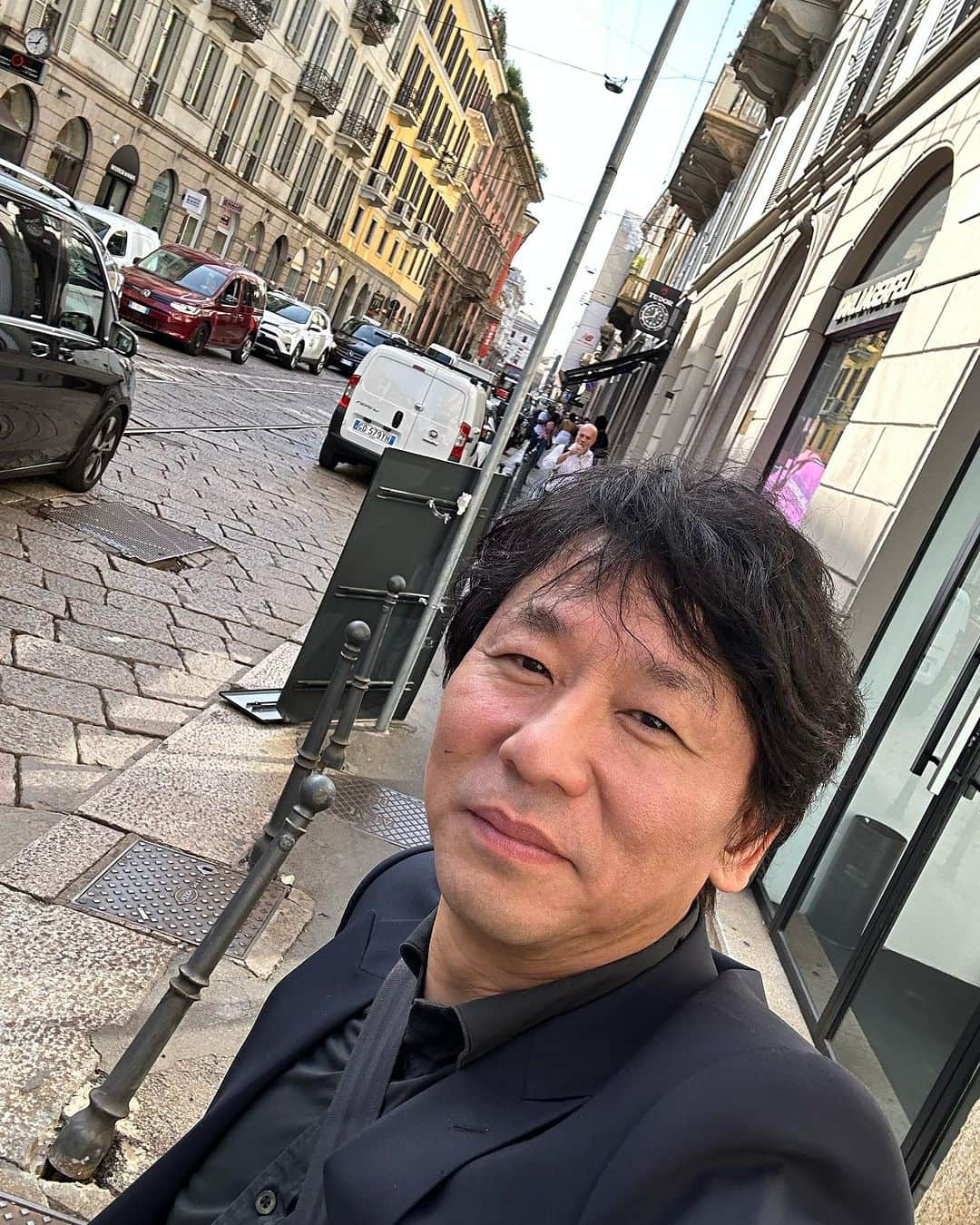 青木定治のインスタグラム：「Milan !!!☕️」