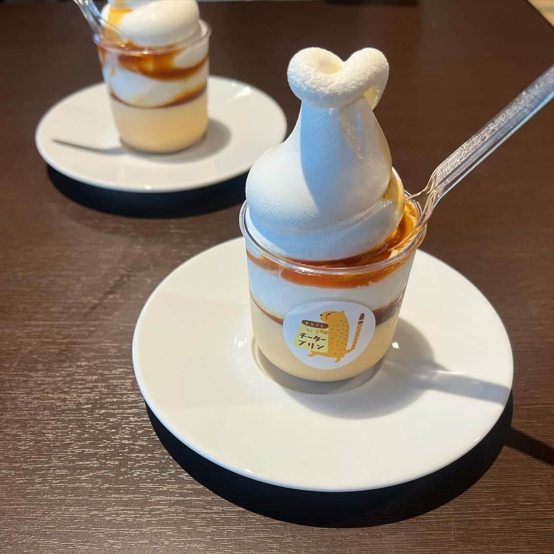 岡本彩夏のインスタグラム：「＊ 知多のかわいいプリン🍮🐅 ・」