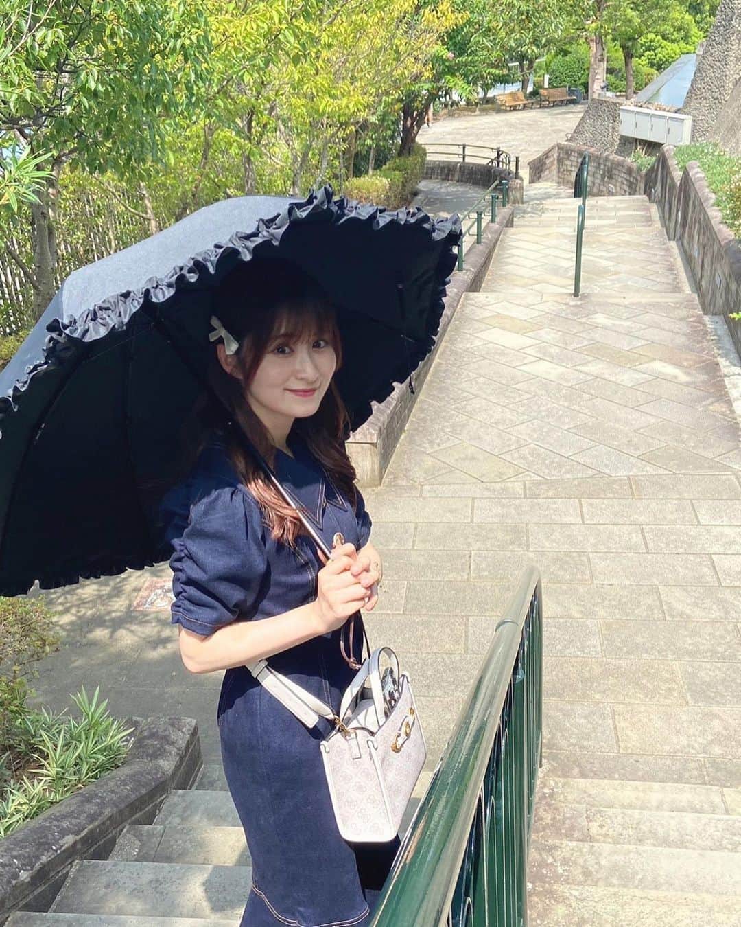 のインスタグラム：「🏰🌿‬🤍  緑いっぱいで癒された~‪☺︎‬」