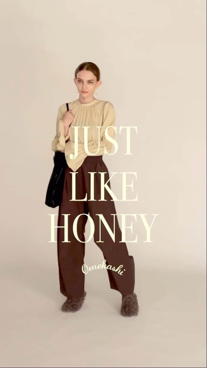 Omekashiのインスタグラム：「【2023 Autumn&Winter Collection vol.2】 ⁡ " JUST LIKE HONEY " ⁡ 2023 Autumn&Winter Collection vo.2が公開致しました！ 是非ご覧くださいませ。 ⁡ #Omekashi #Omekashi_2023aw #オメカシ」