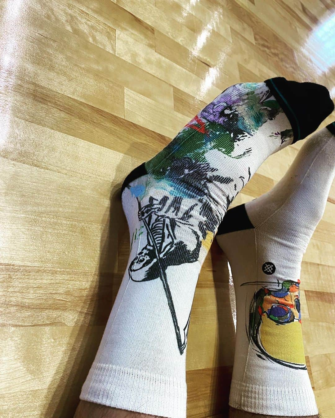 眞庭城聖さんのインスタグラム写真 - (眞庭城聖Instagram)「Conventional is boring  #stance #stancesocks #socks #nathankostechko #ありきたりはつまらない」10月9日 20時33分 - money_0527