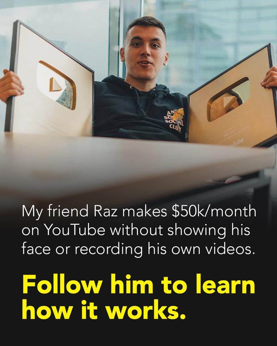 The Luxury Lifestyle Magazineさんのインスタグラム写真 - (The Luxury Lifestyle MagazineInstagram)「@razvanpb is the MAN when it comes to Automated YouTube channels. You should go check him out, he built his YouTube channels to $30k/m in just under 2 years🔥  @razvanpb @razvanpb @razvanpb」10月9日 20時36分 - luxurylifestylemagazine