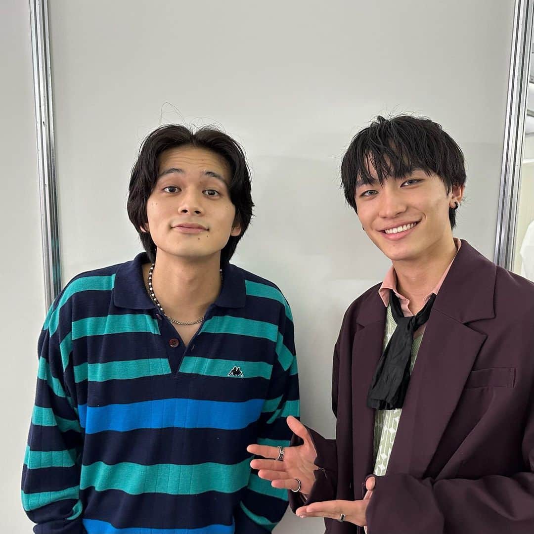 桜木雅哉さんのインスタグラム写真 - (桜木雅哉Instagram)「イナズマロックフェス最高に楽しかったです！憧れのフェスにまた戻ってきたいと思います！  匠海さんと写真も撮らせていただきました！  #イナズマロックフェス2023 #原因は自分にある。 #北村匠海　さん」10月9日 20時53分 - msy_enter319