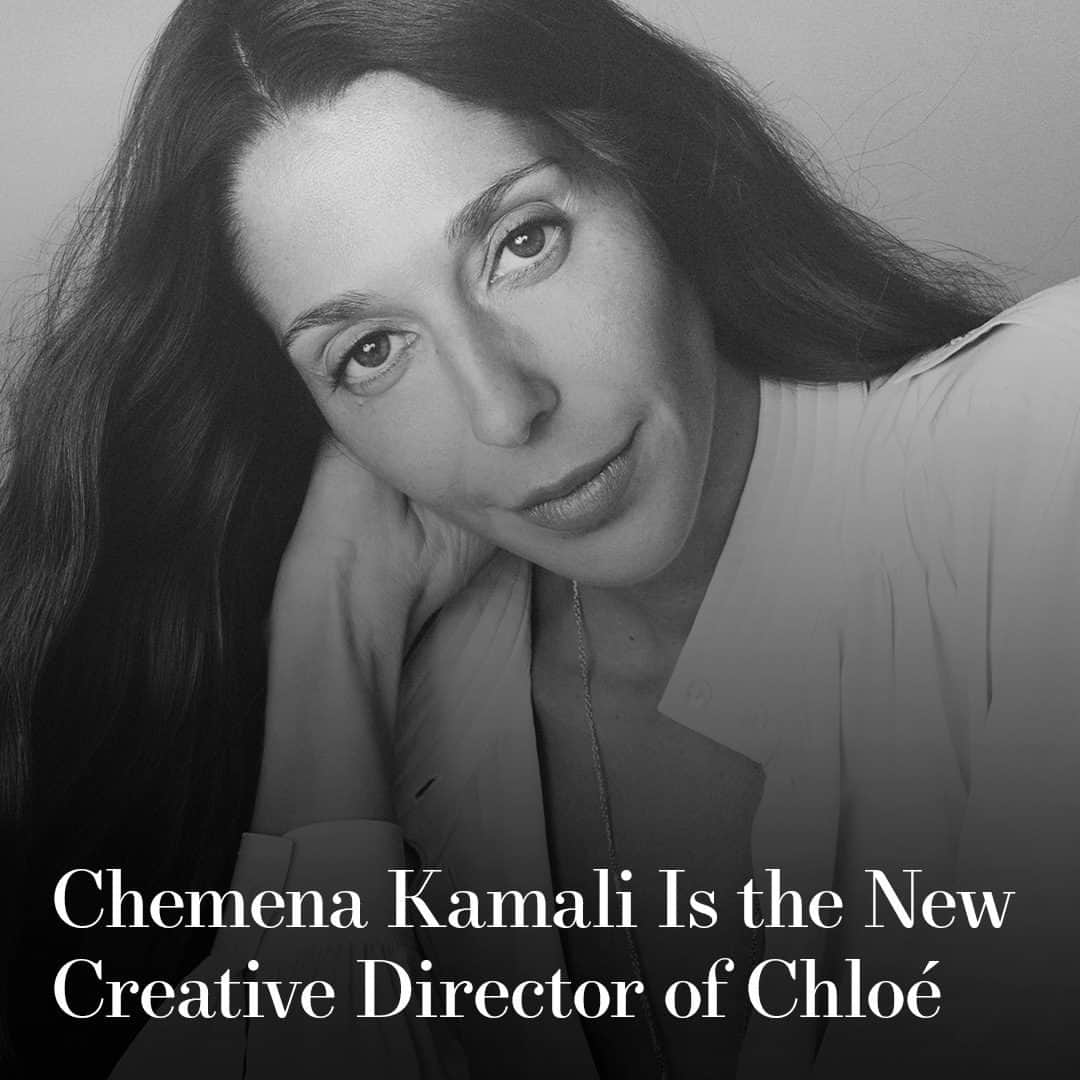 Harper's BAZAARのインスタグラム：「@Chemena Kamali is the new Creative Director at @Chloe. The German designer will present her first pre-collection in Paris in January 2024, following @gabrielahearst’s departure from the French house.  For months, it has been rumored that Kamali would take the top spot at Chloé, having begun her career at the label working on Phoebe Philo’s team and later as Design Director for Clare Waight Keller in 2013. Beginning in 2016, she was Design Director for Anthony Vaccarello at Saint Laurent.  More about the designer at the link in bio.」