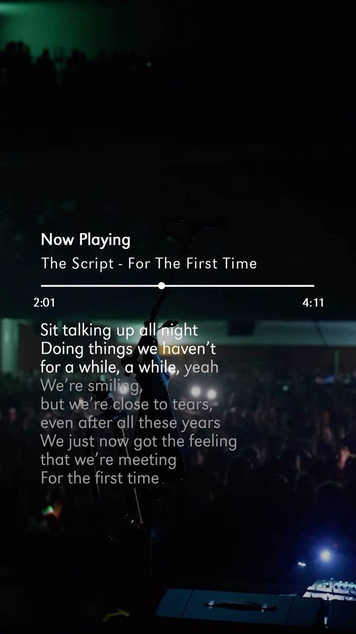 The Scriptのインスタグラム：「We just now got the feeling that we’re meeting… For the first time🎶」