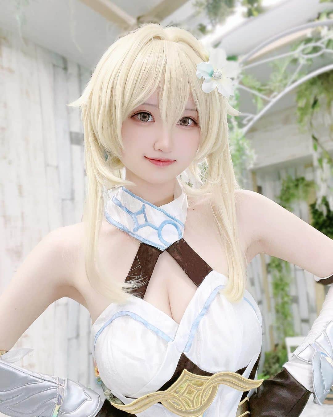 ちよのインスタグラム：「Lumine✨  #cosplay #cos #cosplayer  #コスプレ #コスプレイヤー  #原神 #genshinimpact #genshin」