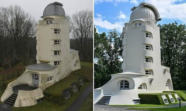 アルベルト・アインシュタインのインスタグラム：「The Einstein Tower solar observatory, built to represent Einstein’s theory of relativity, has reopened in Germany after undergoing extensive renovations: https://bit.ly/3rmaikX」