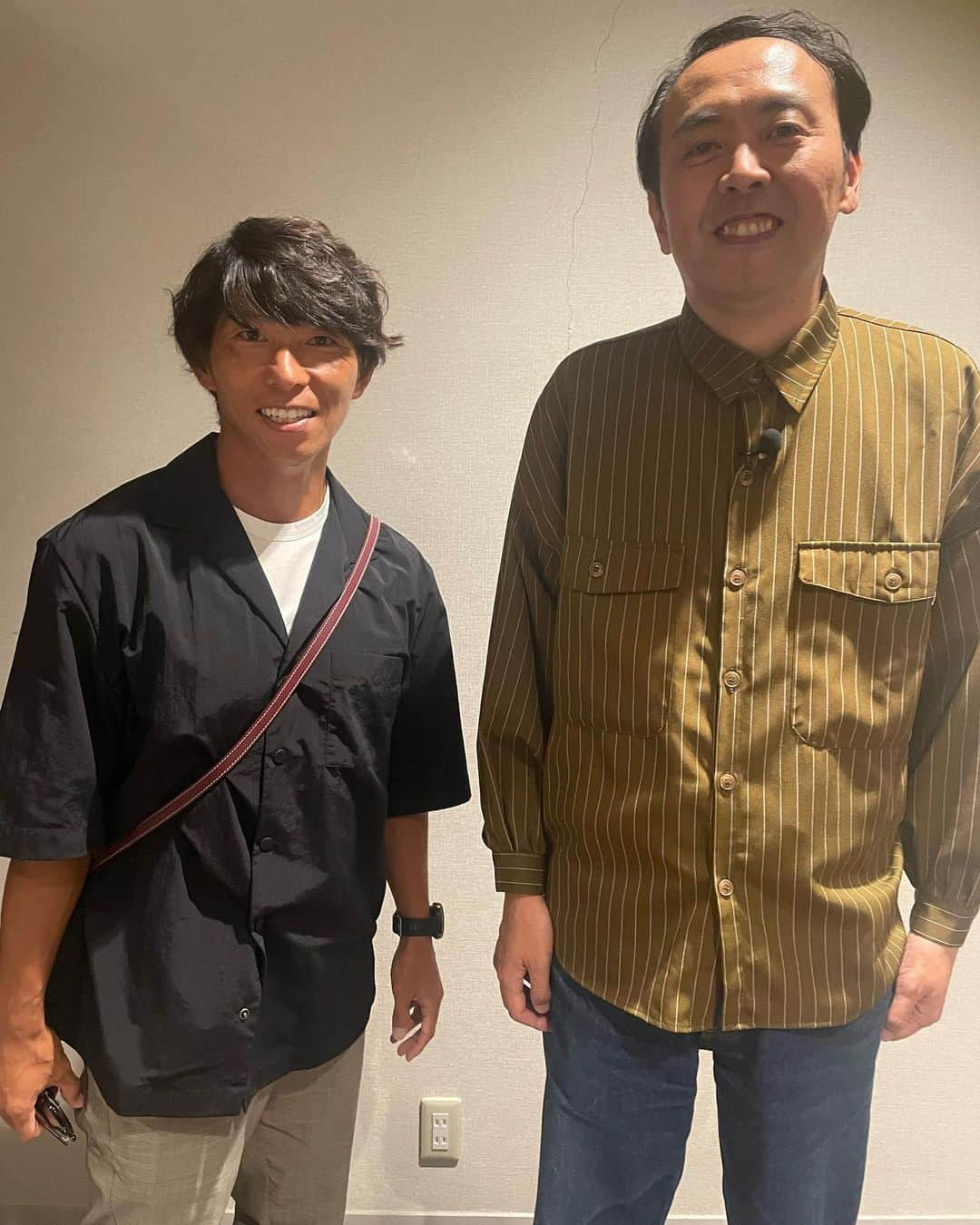 田中卓志さんのインスタグラム写真 - (田中卓志Instagram)「リトルジャンガの佐藤寿人さんと撮影しました！🙂いつも聴いてくださってありがとうございます！」10月9日 22時26分 - ungirls_tanaka