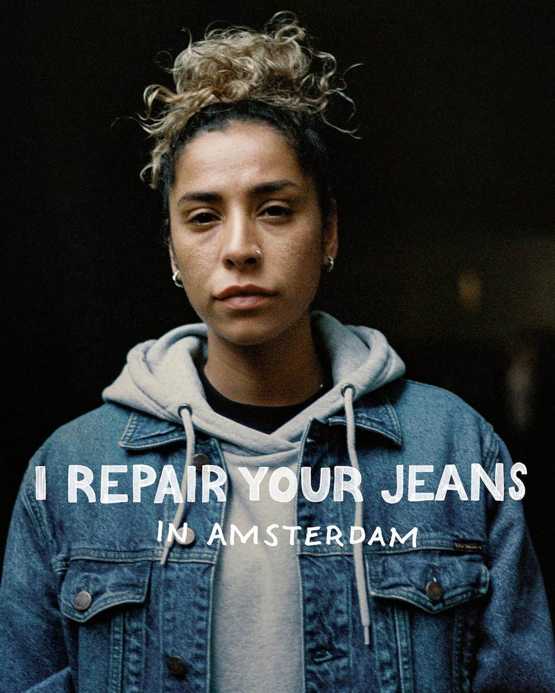 ヌーディージーンズのインスタグラム：「If your second skin needs stitches, visit one of our 33 Nudie Jeans Repair Shops and 14 Repair Partners worldwide👖🌍  #NudieJeans #CreateTomorrowsVintage」