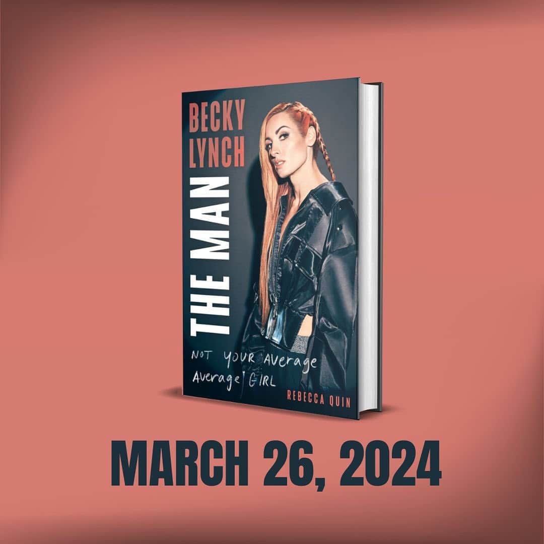 レベッカ・ノックスのインスタグラム：「🚨 LIFE NEWS 🚨  It has been a lifelong goal of mine to write my autobiography.  After years of trying to recount my life story and figure out how to actually write a book, in what has been sometimes frustrating, often times difficult, but deeply rewarding, I am proud to announce that my labor of love - my memoir is now available for pre-order!  your copy of Becky Lynch: The Man RIGHT NOW wherever you purchase your books!   Pre-order links in bio!」