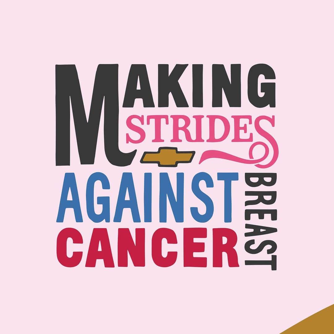 シボレーさんのインスタグラム写真 - (シボレーInstagram)「This is us making strides against breast cancer. Join us this October by sharing or resharing our post to your story with #WeDriveFor and #Chevy will contribute $5 (up to $170,000) to the @americancancersociety.」10月9日 23時18分 - chevrolet