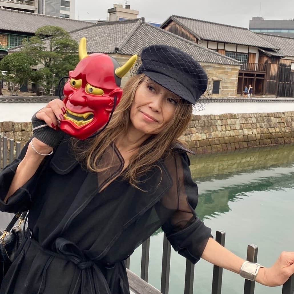 萬田久子のインスタグラム：「人生初の長崎くんち👹 #長崎くんち  #阿蘭陀万歳  #萬田久子」