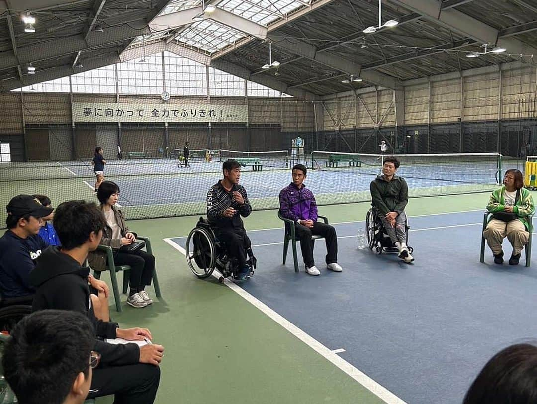 国枝慎吾さんのインスタグラム写真 - (国枝慎吾Instagram)「TTCの車いすテニスイベントに参加してきました🙌みんな上手くなってきたなぁ！またやりましょう💪 #テニス #車いすテニス #ジュニア」10月9日 23時30分 - shingokunieda