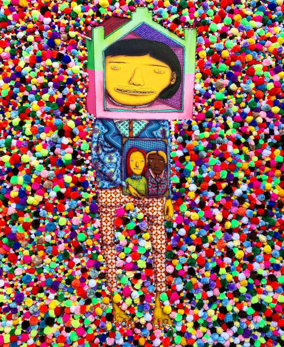 osgemeosさんのインスタグラム写真 - (osgemeosInstagram)「🟠🟡🔴🟢🔵🟣」10月10日 0時19分 - osgemeos