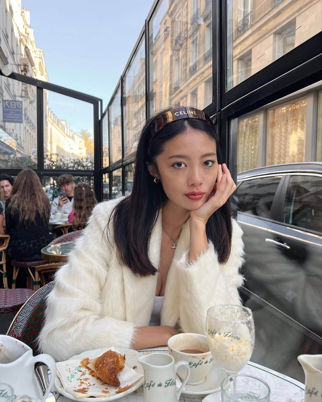 佐藤マクニッシュ怜子さんのインスタグラム写真 - (佐藤マクニッシュ怜子Instagram)「my kinda morning in Paris ☕️」10月10日 0時59分 - reikoofficial
