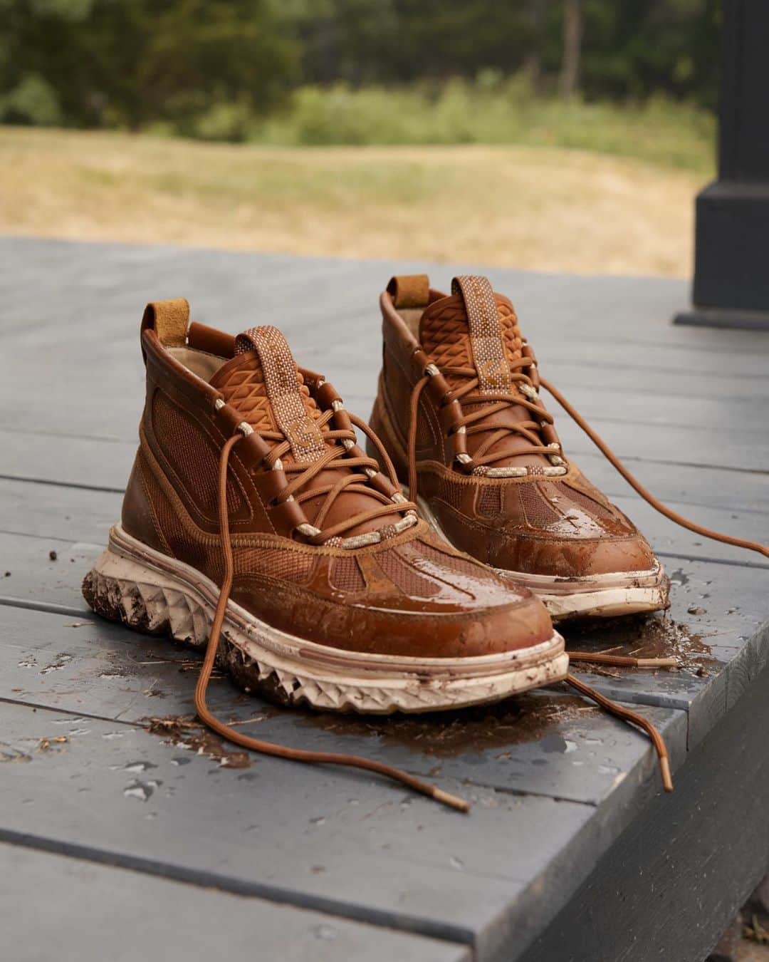 Cole Haanのインスタグラム：「Blaze your own trail in fall's rugged new 5.ZERØGRAND WRK Chukka.」