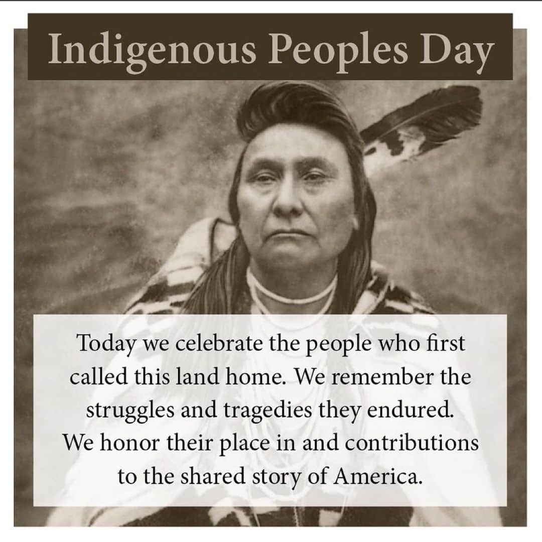 マーク・ハミルのインスタグラム：「Honoring all those who were here first.     #IndigenousPeoplesDay 🇺🇸」