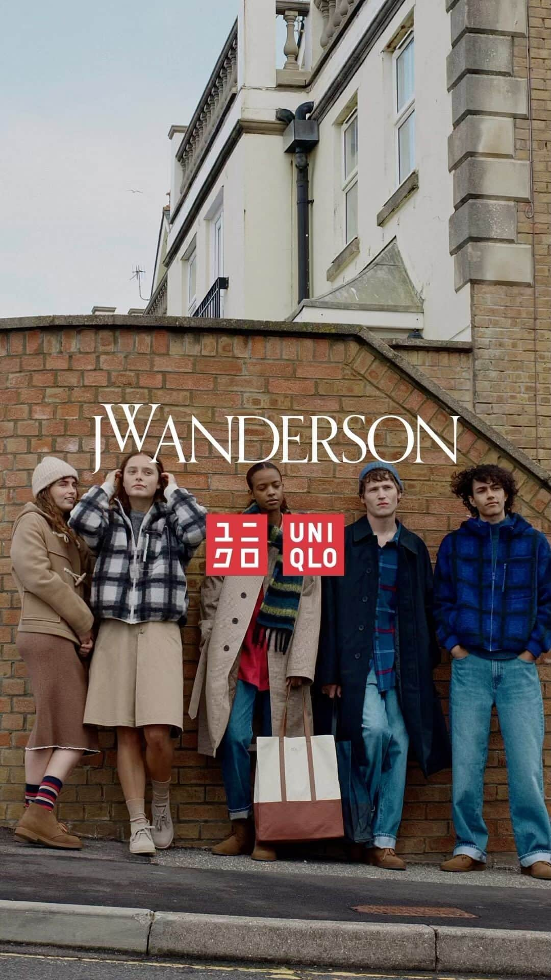 ユニクロのインスタグラム：「Heritage Ahead   UNIQLO and JW ANDERSON Fall/Winter 2023 is a celebration of friendship and heritage. As we enter a new season, archetypes from the past rise to the surface, vintage university style gets a modern twist, and British classics go from campus to the open road.   New collection available November 3rd.  #uniqlojwanderson #jwanderson #UNIQLO #LifeWear @jw_anderson @jonathan.anderson  *The launch date and availability differ among regions.」