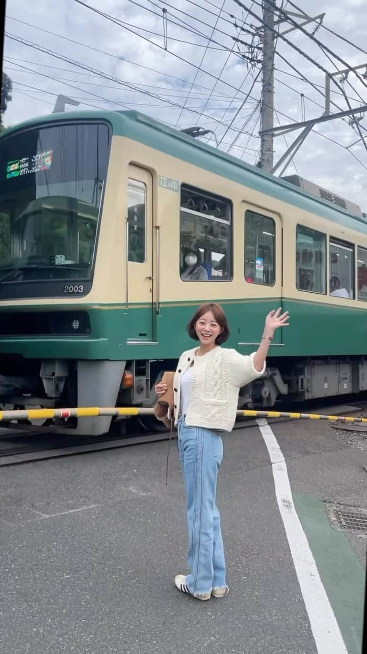 イム・ジヒョンのインスタグラム：「만화같았던 #kamakura 🌸 너무 좋았다!🫶🏻🩷」