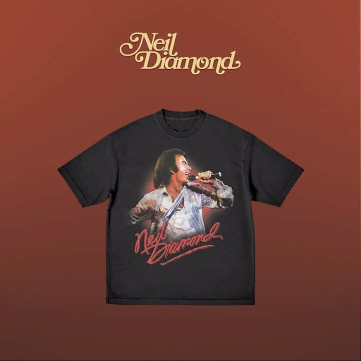 ニール・ダイアモンドのインスタグラム：「We’re forever in blue jeans and Neil Diamond tees. Shop the merch collection today! ~ Team Neil #NeilDiamondMerch」