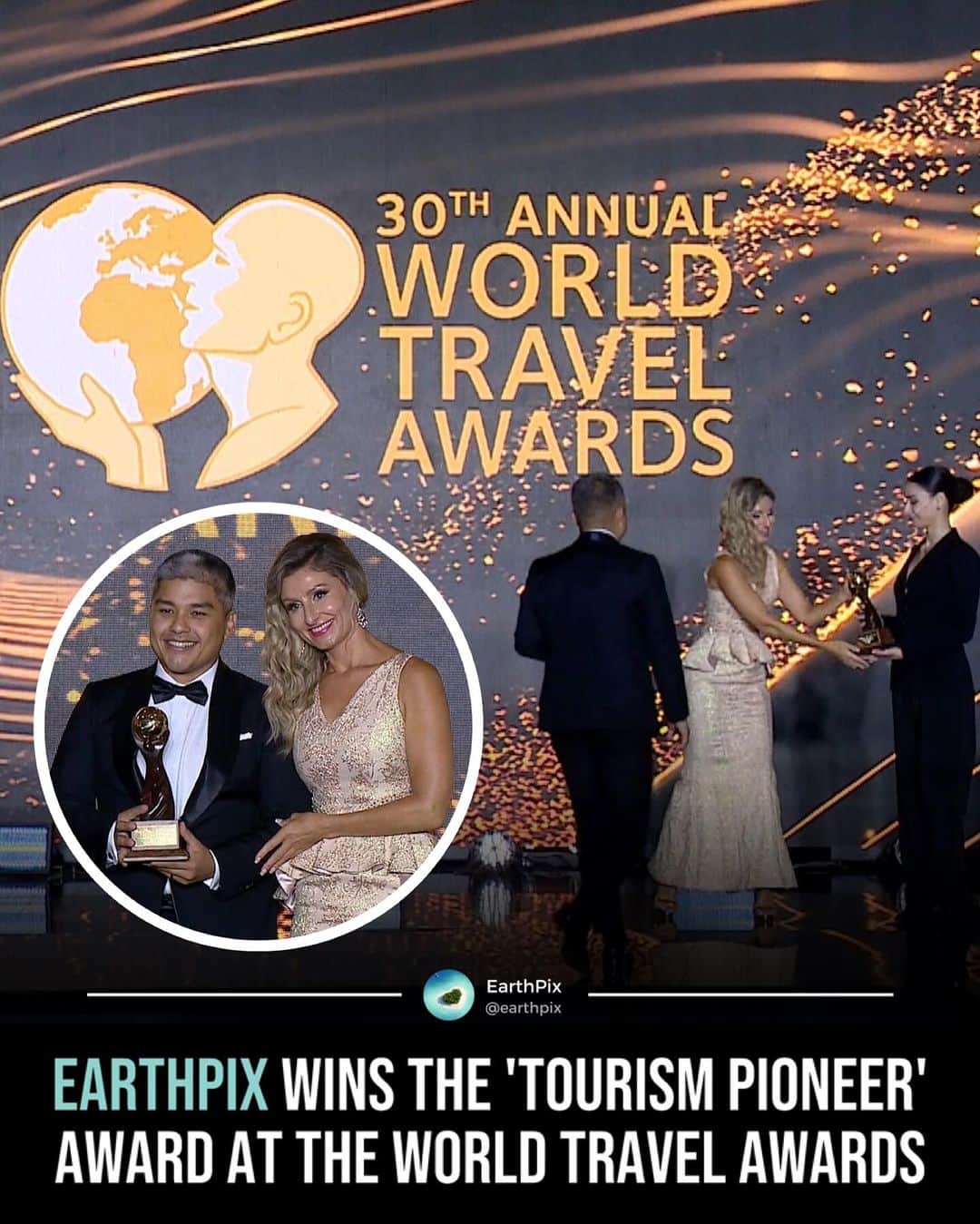 Earth Picsのインスタグラム：「We are honored to receive such a compliment from @worldtravelawards . For over ten years, Earthpix has contributed to pushing tourism forward by sharing the world's most unforgettable experiences and cultures. Our mission from day one has been to be a bridge for connecting people and cultures through the power of social media.  With every image, every video, every story, we strive to promote global understanding and appreciation for diverse landscapes and cultures, fostering a more connected and enlightened world.  Thank you to the creators who have allowed us to share their content over the years and be a platform that can amplify their visual storytelling.  Thank you to everyone who supports this mission by sharing the content we post.」