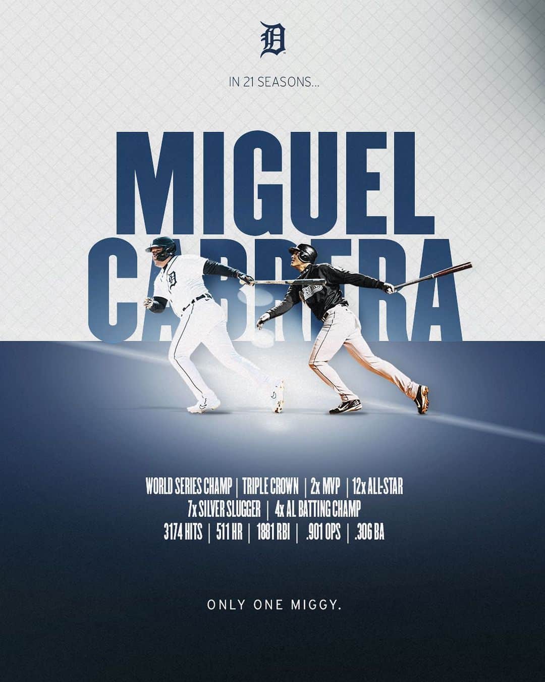 デトロイト・タイガースのインスタグラム：「Forever one of the best to play the game.」